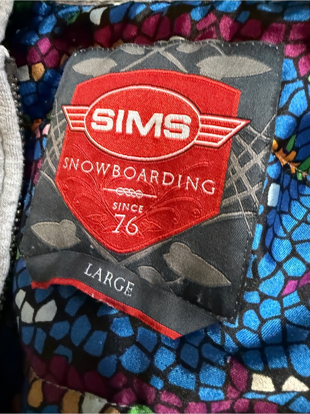 SIMS Snowboarding Women’s Large Hoodie Sweater Jacket - Picture 4 of 11